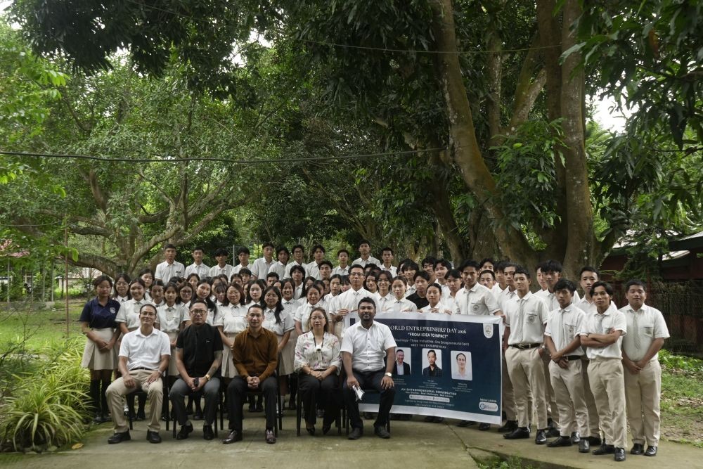 Resource persons along with members of the Yi, students and faculty of PCC during the interaction programme on August 21.